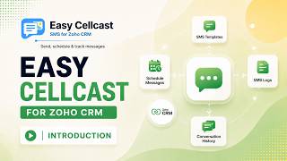 Easy Cellcast for Zoho CRM | Setup, Templates & Send SMS