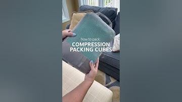 How to Compress Your Compression Packing Cubes | Packing Hacks