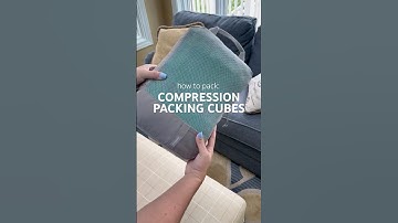 How to Compress Your Compression Packing Cubes | Packing Hacks