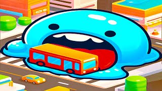 🕳️ Super Slime - Black Hole Game 🕳️ GAMEPLAY Stages 1-5 (Android, iOS) screenshot 1