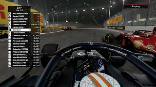 F1 2021 - Overtake vs Sainz (Singapore)