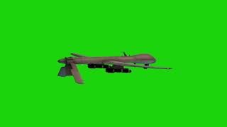 Real Attack Drone Green Screen Video