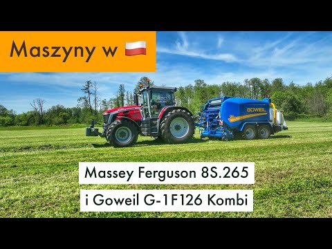 Massey Ferguson 8S 265 i Goweil G 1F125 Kombi | Zielone żniwa | Maszyny w ?? | Gospodarz.pl