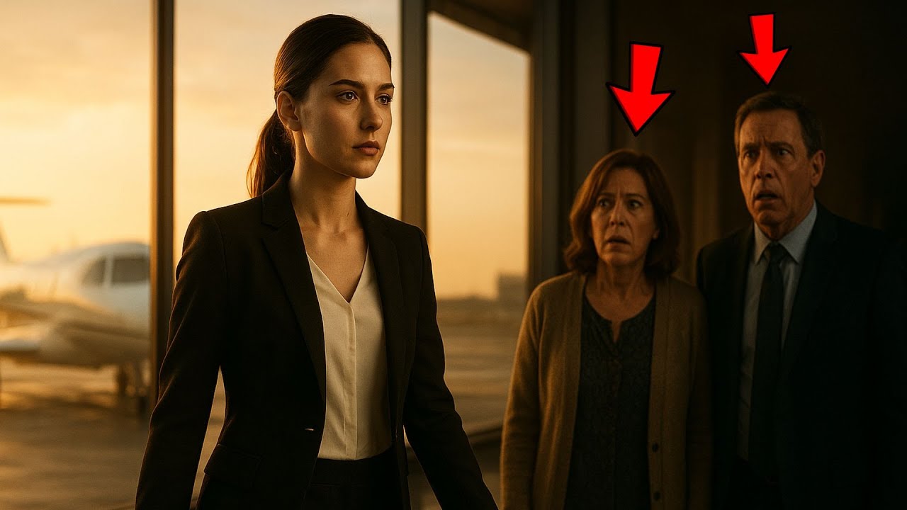 A szüleim MEGBUKTATOTT lánynak neveztek — majd az ügyfelük meglátott a magánrepülőgép terminálnál...