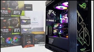 $10 000 AMD Ryzen 3970X | MSI RTX 2080 Ti SLI | PC Build | Test and Benchmark