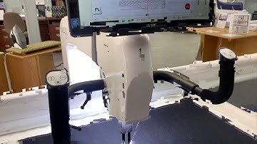 Loading an Edge to Edge design into the Handi Quilter