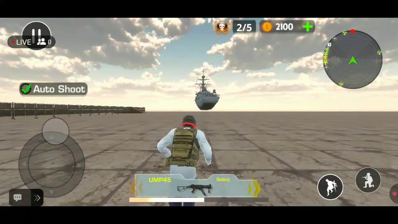 live stream PvP shooting game play video