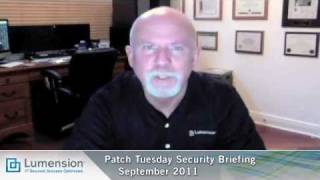 September 2011 Patch Tuesday Security Briefing