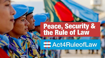 Peace and the Rule of Law