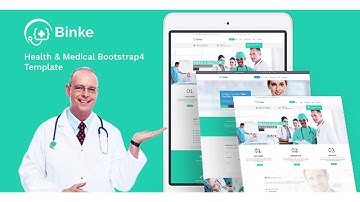 Binke - Health & Medical Bootstrap 4 Template | Themeforest Website Templates and Themes
