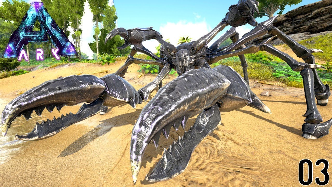 fright night ATTAQUÉ PAR LE PLUS GRAND CRABE DU MONDE ! | ARK: Aberration ! #Ep3