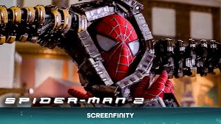 First Fight Between Spider-Man and Doc Ocks | Spider-Man 2 | Screenfinity