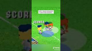 The Most Insane Sequence In Backyard Baseball...