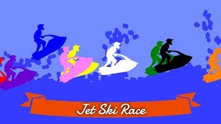 Jet Ski Race: 12 colors | Bouncy Marble screenshot 4