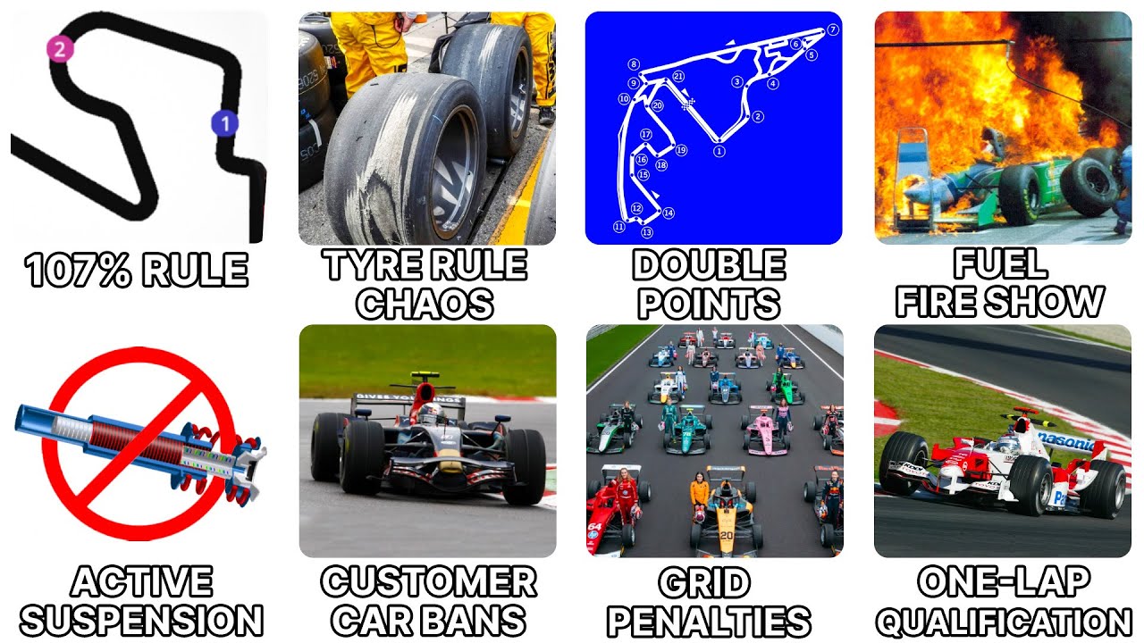 Every Weird F1 Rule That Actually Existed Explained