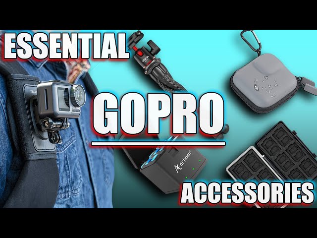 Kit 23 accessoires GoPro Hero 5 / Hero 6 / Hero 7 - VIDEO/Vlog