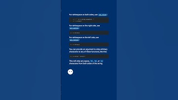 How do I trim whitespace? #shorts