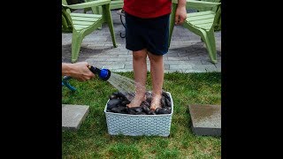 dog feet washing station