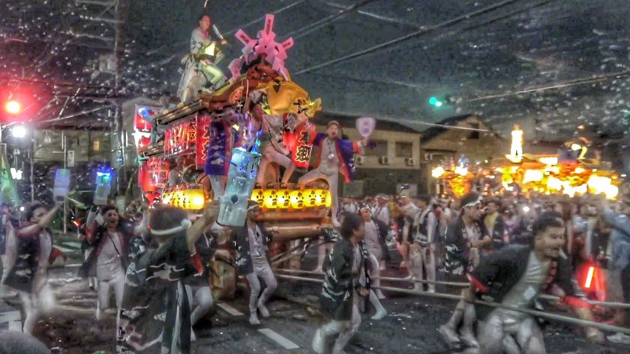 2024.7.13 柏原市 柏原駅前 だんじり·太鼓台 パレード (今町·本郷·古町·上市·大正東·大正西)