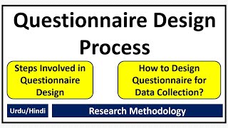 How to Design a Perfect Questionnaire in Research–Step by Step Guide-Questionnaire Design Process