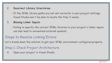 Resolving SFML Integration Issues in Visual Studio
