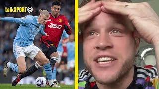 Olly Murs NERVOUSLY Declares BIGGEST GULF EVER Between Man Utd & Man City Ahead Of FA Cup Final! 👀🏆🔥