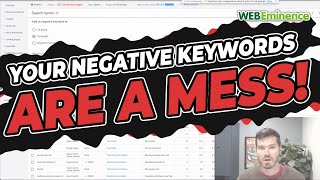 STOP Using Negative Keywords WRONG in Google Ads. Use them Effectively & Efficiently