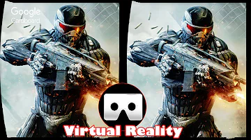 3D Crysis 2 - VR Virtual Reality Vídeo Google Cardboard VR Box