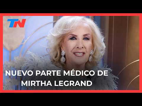 What the medical report on Mirtha Legrand released by the Sanatorio Mater Dei says