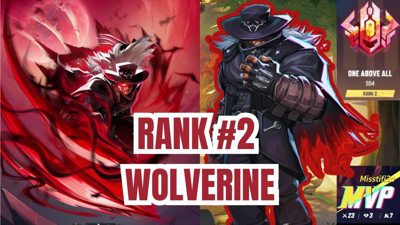TOP 10 [RANK 2] Wolverine Gameplay | Misstifi3d | Marvel Rivals Season ...