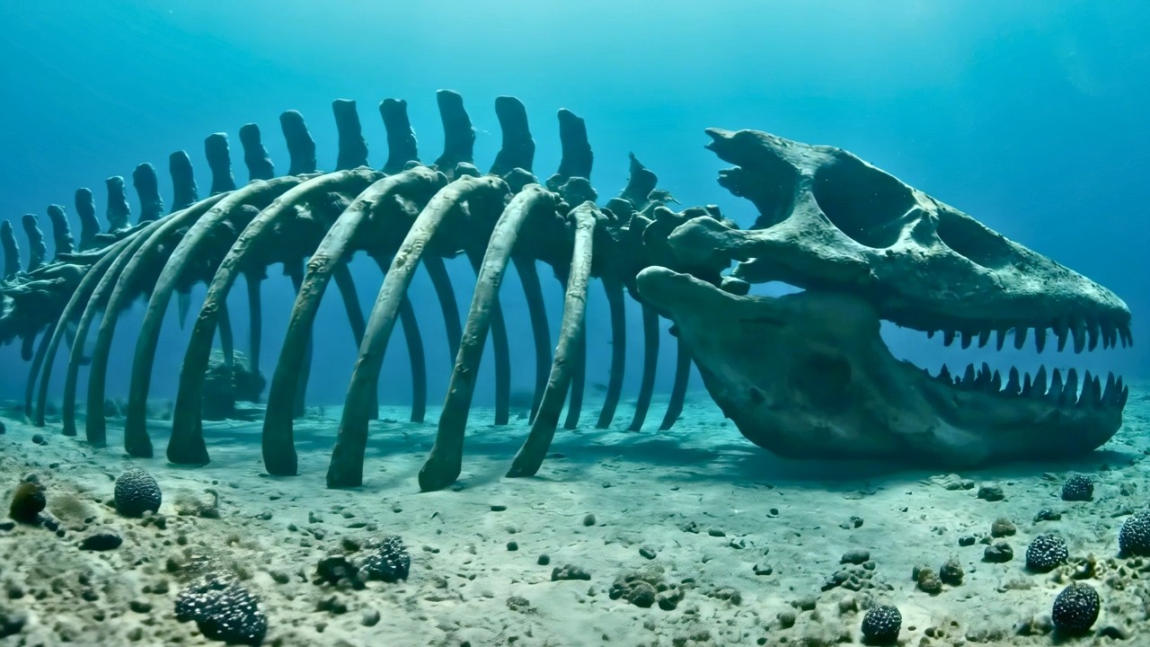 The Azure Silence | 1 Hour of Deep Underwater Ambient & Sunken City Ruins | 4K
