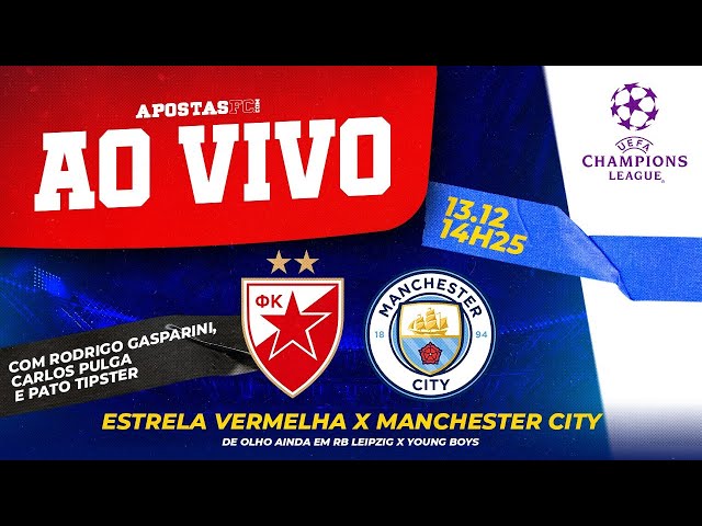 Palpite Estrela Vermelha Belgrado x Manchester City x Champions League  13/12/2023