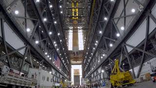 Artemis II Core Stage Move To High Bay 2 - TIMELAPSE