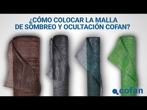 Video: Mallas de sombreado: tipos de mallas, aplicación