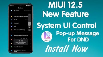 MIUI 12.5 || System UI Control Update || Any Xiaomi Devices 👍