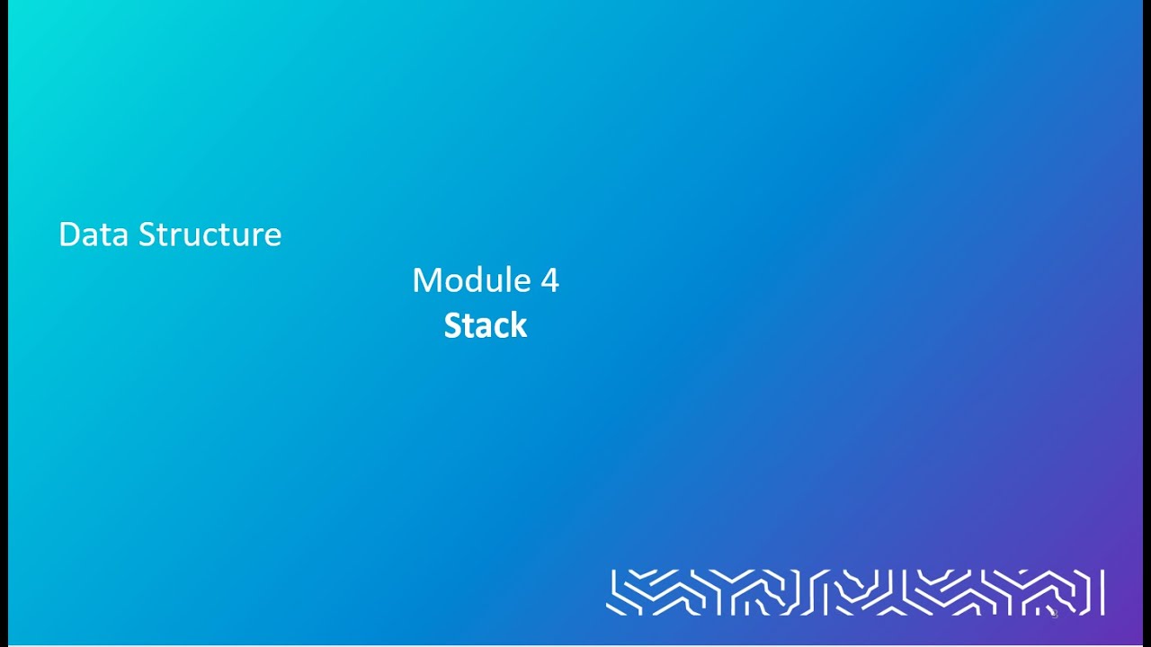 IT245 - CS240 - DS240 Module 4: Stack - YouTube