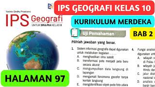 Kunci Jawaban Geografi Kelas 10 Halaman 97 Uji Pemahaman BAB 2 Kurikulum Merdeka