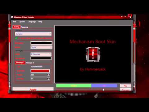 How-To &rsquo;Change the Windows 7 Boot Screen&rsquo; with Boot Updater.