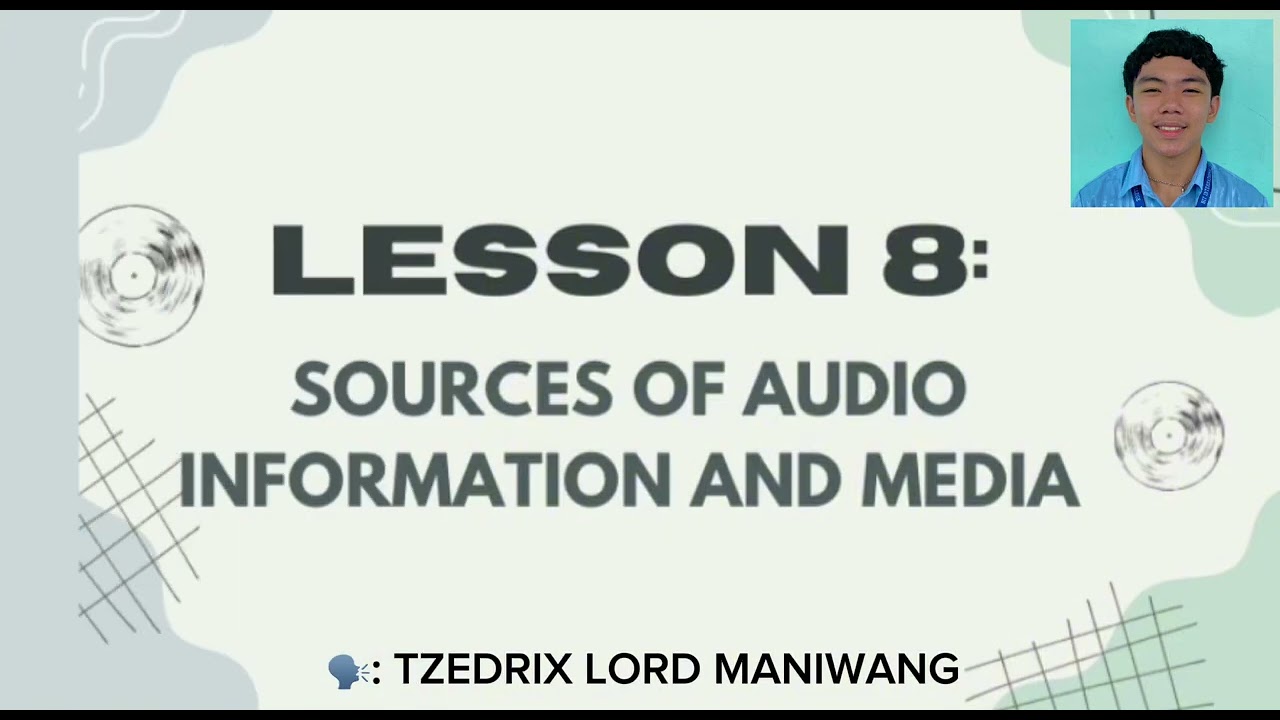 Performance Task in Media and Information Literacy"Audio Information and Media"