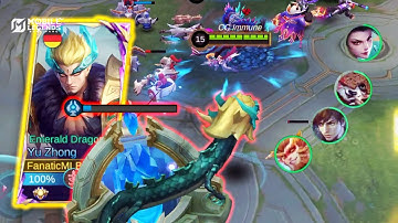 YU ZHONG - MAKING LATE GAME COMEBACK WITH THIS BUILD 🐉⚡| YU ZHONG BEST BUILD 2025 | fanaticMLBB