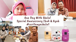ONE DAY WITH SHELA! BUAT VLOG PERTAMA KALI!! | #CERITANYASHELA1