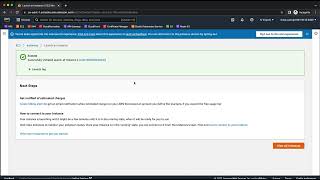 4 Launch the EC2 instance
