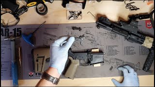 Remove / install Mil-spec AR15 trigger LANTAC LA-SF15