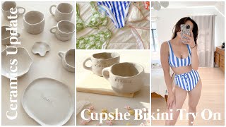 Ceramics Update + Cupshe Haul!  Vlog Eight.