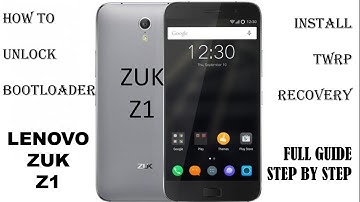 HOW TO UNLOCK BOOTLOADER || INSTALL TWRP || LENOVO ZUK Z1 || FULL GUIDE