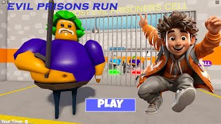 Roblox Barry’s Evil Prison Run Story Obby EASY MODE - Walkthrough and Boss Battle #Roblox #OBBY