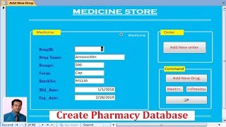 Create Pharmacy Database in Ms Access | Part 1 screenshot 5