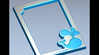 Crea un marco de fotos infantil con ArtCAM Express. screenshot 4