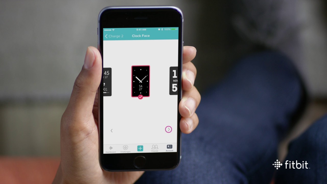 changing clock face on fitbit charge 3