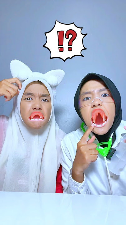 Hahh gigiku dan gigi dokter ompong!! Gara gara makan cokelat!! #shorts